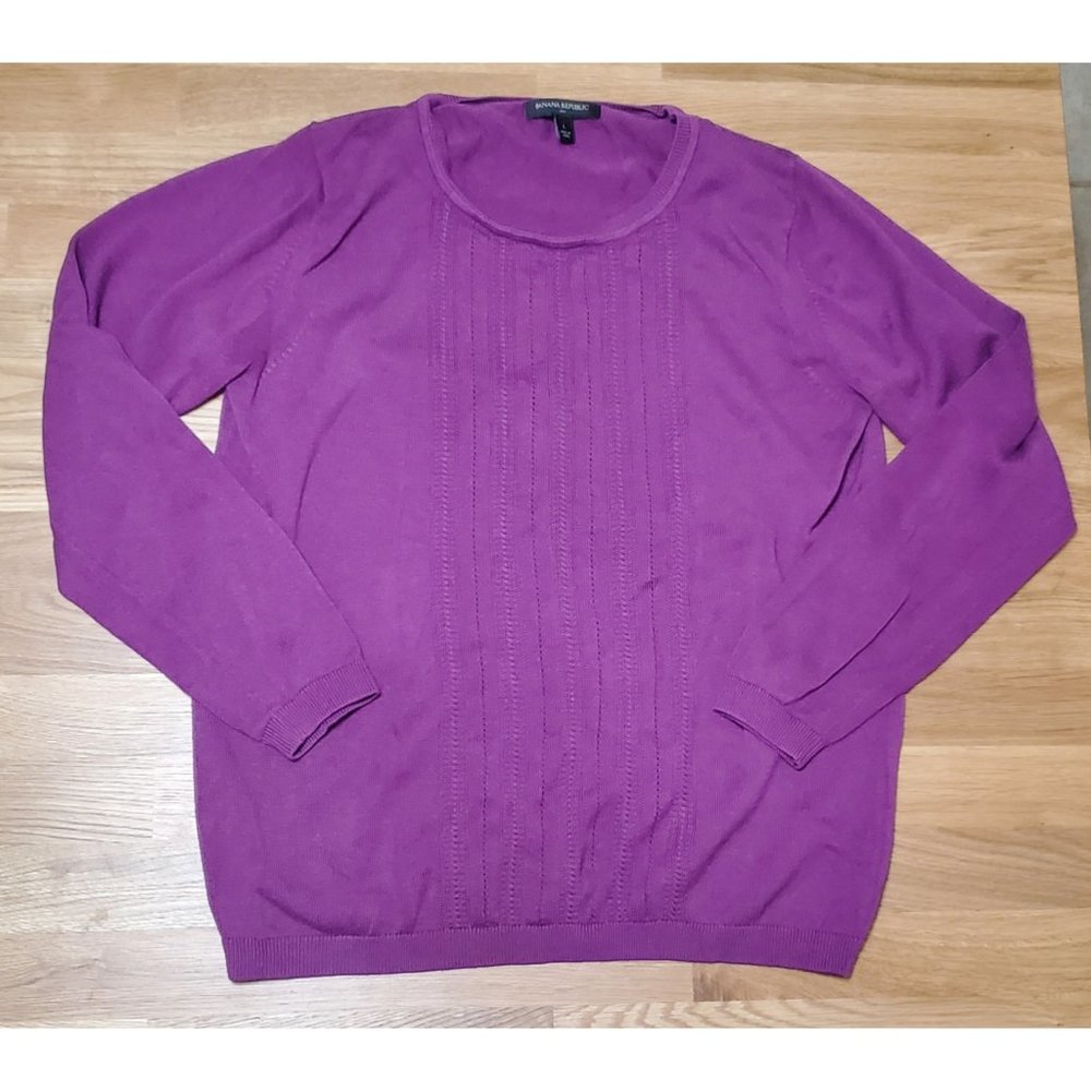 Banana Republic Fuchsia/Purple Sweater